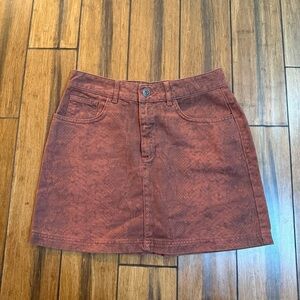 Rust Brown Women's Skirt